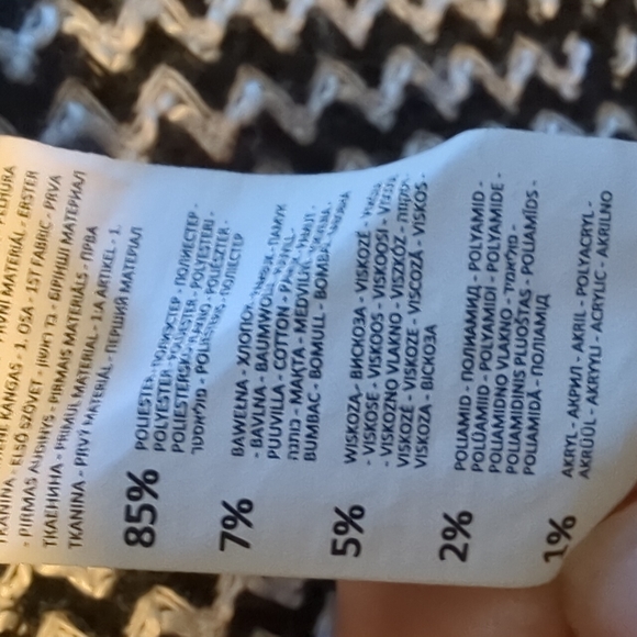 Reserved women's S black and white plaid button up - Picture 4 of 4